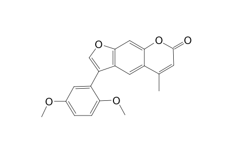 3-(2,5-dimethoxyphenyl)-5-methyl-7-furo[3,2-g][1]benzopyranone