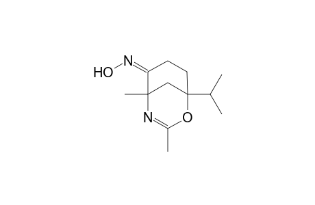 1-Isopropyl-3,5-dimethyl-2-oxa-4-azabicyclo[3.3.1]non-3-en-6-one - Oxime