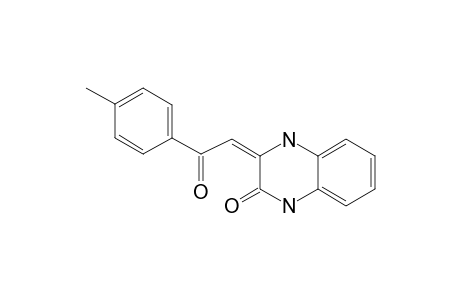 3-[2-(4-METHYLPHENYL)-2-OXO-ETHYLIDENE]-QUINOXALINE-2(1H)-ONE