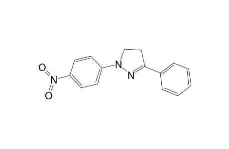 1H-Pyrazole, 4,5-dihydro-1-(4-nitrophenyl)-3-phenyl-