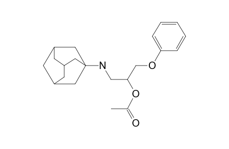 1-(1-Adamantylamino)-3-phenoxy-2-propanol, acetate