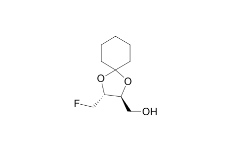 (2R,3R)-O-cyclohexylidene-4-fluorobutan-1-ol