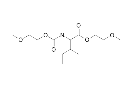 L-Isoleucine, N-(2-methoxyethoxycarbonyl)-, 2-methoxyethyl ester