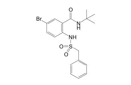 5-Bromo-N-(tert-butyl)-2-[(phenylmethyl)sulfonamido]benzamide