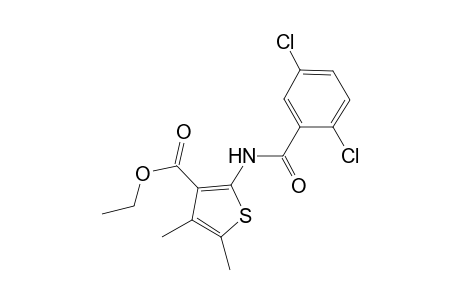 Ethyl 2-[(2,5-dichlorobenzoyl)amino]-4,5-dimethyl-3-thiophenecarboxylate