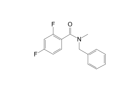 Benzamide, 2,4-difluoro-N-benzyl-N-methyl-