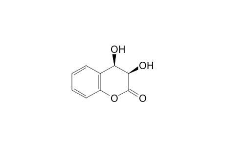 (3S*,4S*)-3,4-Dihydroxy-chroman-2-one