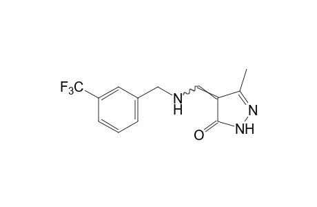 3-methyl-4-{{[m-(trifluoromethyl)benzyl]amino}methylene}-2-pyrazolin-5-one