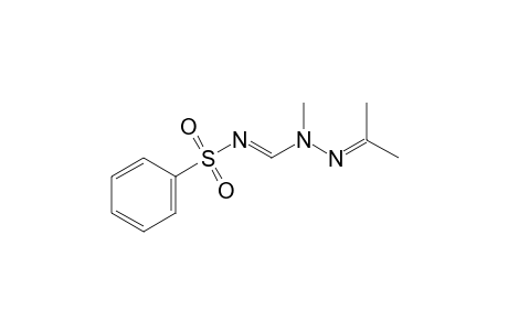 N-(phenylsulfonyl)formimidic acid, isopropylidenemethylhydrazide