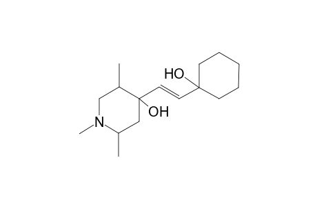 4-Piperidinol, 4-[2-(1-hydroxycyclohexyl)ethenyl]-1,2,5-trimethyl-