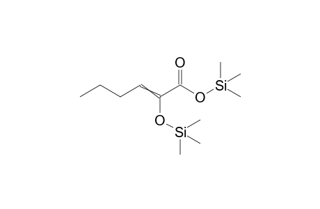 trimethylsilyl 2-trimethylsilyloxyhex-2-enoate