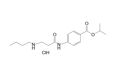 p-(3-butylaminopropionamido)benzoic acid, isopropyl ester, hydrochloride