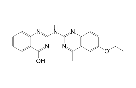 2-[(6-ethoxy-4-methyl-2-quinazolinyl)amino]-4(1H)-quinazolinone