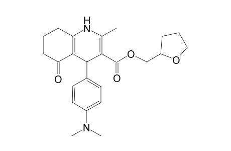 3-Quinolinecarboxylic acid, 4-[4-(dimethylamino)phenyl]-1,4,5,6,7,8-hexahydro-2-methyl-5-oxo-, (tetrahydro-2-furanyl)methyl ester