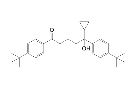 1,5-Bis(4-tert-butylphenyl)-5-cyclopropyl-5-hydroxypentan-1-one