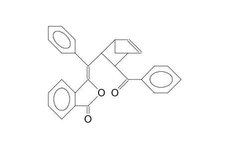 3-(.alpha.-(6-exo-Benzoyl-bicyclo(2.2.1)hept-2-en-5-yl)-exo-benzylidene)-phthalide E-isomer