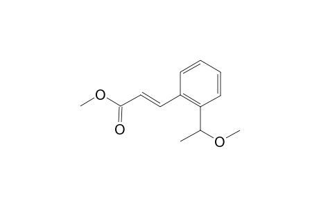 Methyl 3-[2-(1-methoxyethyl)pnenyl]propenoate