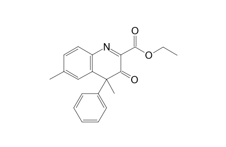 Ethyl 4,6-dimethyl-3-oxo-4-phenyl-3,4-dihydroquinoline-2-carboxylate