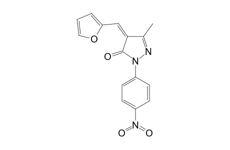(4E)-4-(2-Furylmethylene)-5-methyl-2-(4-nitrophenyl)-2,4-dihydro-3H-pyrazol-3-one