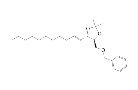 (4E,Z)-(2S,3S)-2,3-O-Isopropylidene-4-tetradecene-1,2,3-triol 1-O-Benzyl Ether