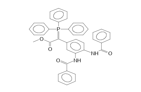 METHYL 3,4-BIS(BENZOYLAMINO)-ALPHA-TRIPHENYLPHOSPHORANYLIDENE-BENZENEACETATE