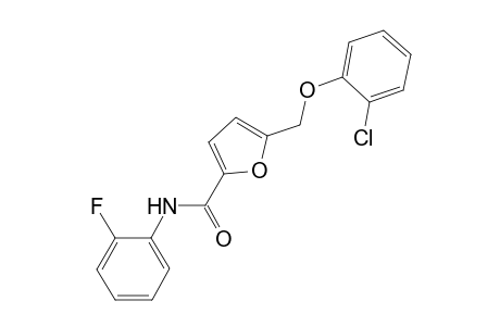 5-[(2-chlorophenoxy)methyl]-N-(2-fluorophenyl)-2-furamide