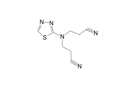 3,3'-Iminodipropanenitrile, N-(1,3,4-thiadiazol-2-yl)-