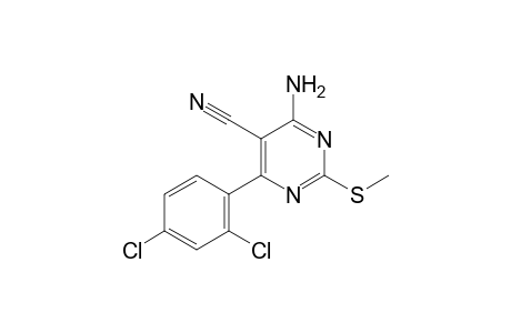 4-Amino-6-(2,4-dichlorophenyl)-2-methylthiopyrimidine-5-carbonitrile