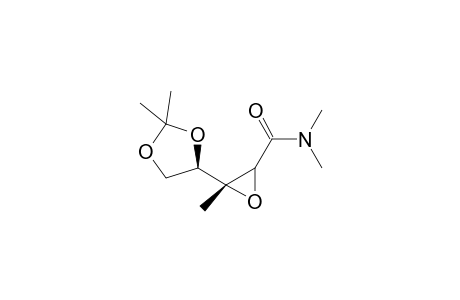 N,N-Dimethyl-2,3-anhydro-4,5-O-isopropylidene-3-methyl-D-pentonamide