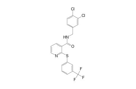 N-(3,4-dichlorobenzyl)-2-[(alpha,alpha,alpha-trifluoro-m-tolyl)thio]nicotinamide