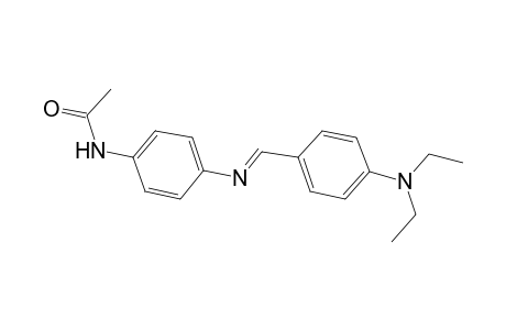 N-[4-(((E)-[4-(Diethylamino)phenyl]methylidene)amino)phenyl]acetamide