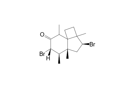 (1S,2R,4S,5R,6R,8S,9R)-4,8-DIBROMO-2,5,6,9-TETRAMETHYLTRICYCLO-[7.2.0.0(1,6)]-UNDECAN-3-ONE;3,6-DIBROMO-2A,4A,5,8-TETRAMETHYLOCTAHYDROCYCLOBUT-[C]-