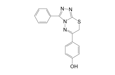 6-(4-Hydroxyphenyl)-3-phenyl-7H-s-triazolo[3,4-b][1,3,4]thiadiazin