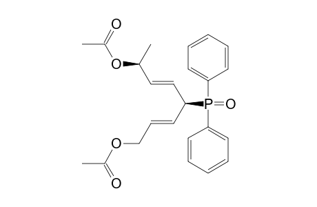 (4RS,7RS)-(E,E)-4-DIPHENYLPHOSPHINOYL-OCTA-2,5-DIENE-1,7-DIYL-DIACETATE;SYN-ISOMER