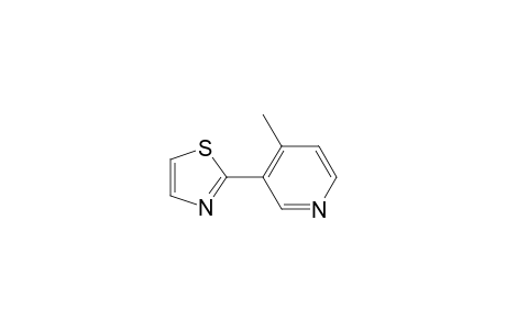 3-(2-Thiazolyl)-4-methylpyridine