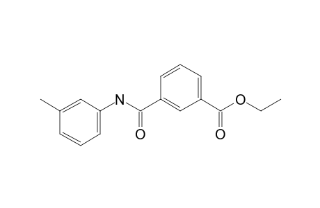 Isophthalic acid, monoamide, N-(3-methylphenyl)-, ethyl ester