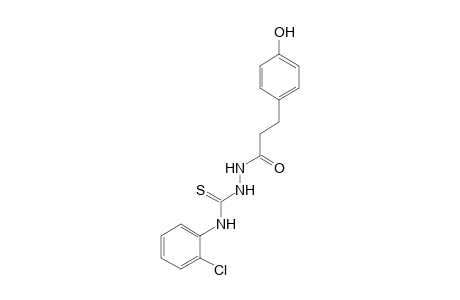 4-(o-chlorophenyl)-1-(p-hydroxyhydrocinnamoyl)-3-thiosemicarbazide