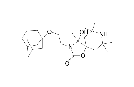 3-[2-(1-adamantyloxy)ethyl]-4-hydroxy-4,7,7,9,9-pentamethyl-1-oxa-3,8-diazaspiro[4.5]decan-2-one