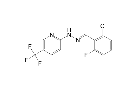 2-Chloro-6-fluorobenzaldehyde [5-(trifluoromethyl)-2-pyridinyl]hydrazone