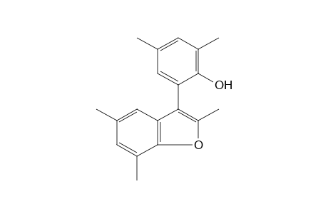 6-(2,5,7-trimethylbenzofuran-3-yl)-2,4-xylenol