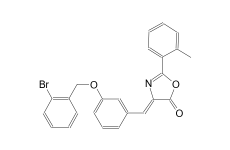 (4Z)-4-{3-[(2-bromobenzyl)oxy]benzylidene}-2-(2-methylphenyl)-1,3-oxazol-5(4H)-one