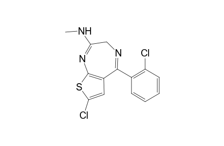 7-chloro-5-(o-chlorophenyl)-2-(methylamino)-3H-thieno[2,3-e][1,4]-diazepine