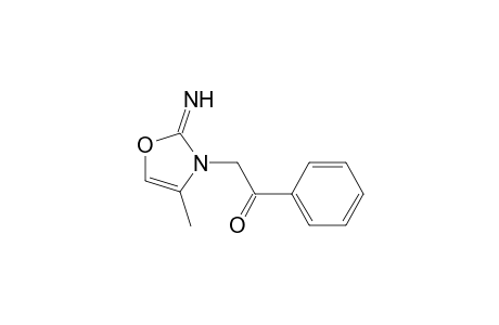 2-IMINO-4-METHYL-3-PHENACYL-2,3-DIHYDRO-OXAZOLE