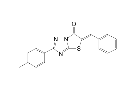 2-(4-Methylphenyl)-5-(phenylmethylidene)-[1,2,4]triazolo[3,2-B][1,3]thiazol-6-one