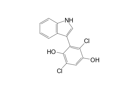 3,6-Dichloro-2-(3-indolyl)hydroquinone