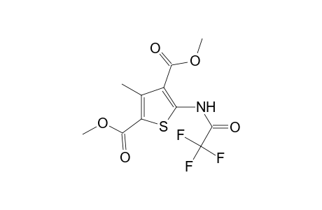Dimethyl 3-methyl-5-[(trifluoroacetyl)amino]-2,4-thiophenedicarboxylate