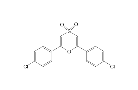 2,6-bis(p-chlorophenyl)-1,4-oxathiin, 4,4-dioxide