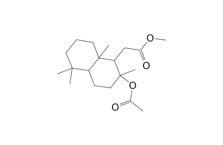 1-Methoxycarbonylmethyl-3,5,5,8a-tetramethyl-3-acetoxy-decalin
