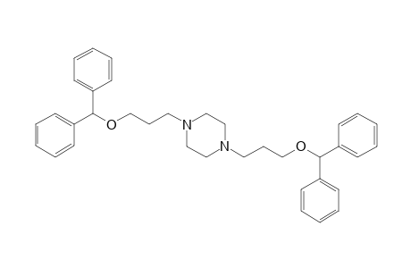1,4-bis[3-(diphenylmethoxy)propyl]piperazine