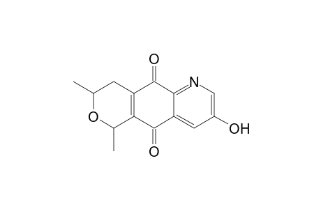 3,4-Dihydro-8-hydroxy-1,3-dimethyl-1H-6-azanaphtho[2,3-c]pyran-5,10-dione